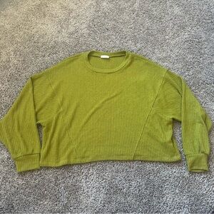 Le Lis Olive Knit Top